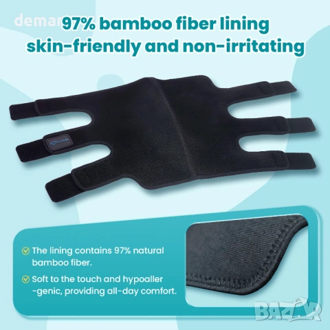 Компресионна лента Sylong® за подуване и оток на прасеца с регулируем ръкав (L), снимка 6 - Други - 53425323