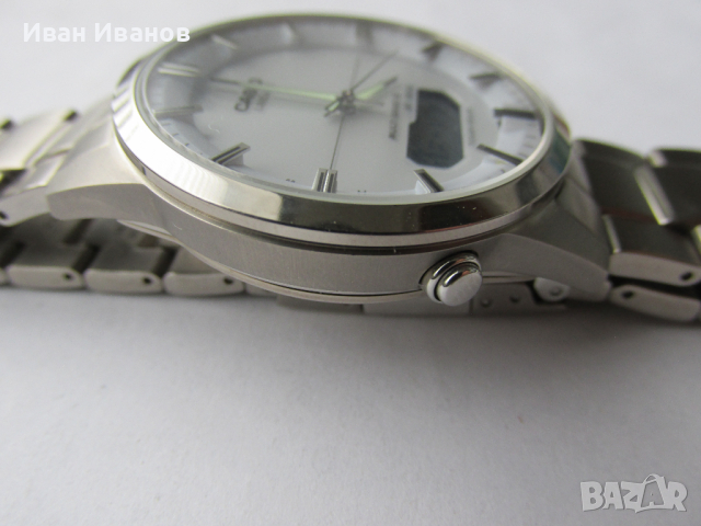 Casio LCW-M170T LINEAGE MULTI BAND 6 TITANIUM Касио титаниев ръчен часовник, снимка 9 - Мъжки - 44673493