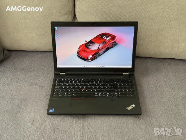 15.6’UHD 4K IPS Core i9-11950H RTX 3080 16GB Lenovo Thinkpad T15g Gen2 32GB DDR4 512, снимка 2 - Лаптопи за работа - 56140163