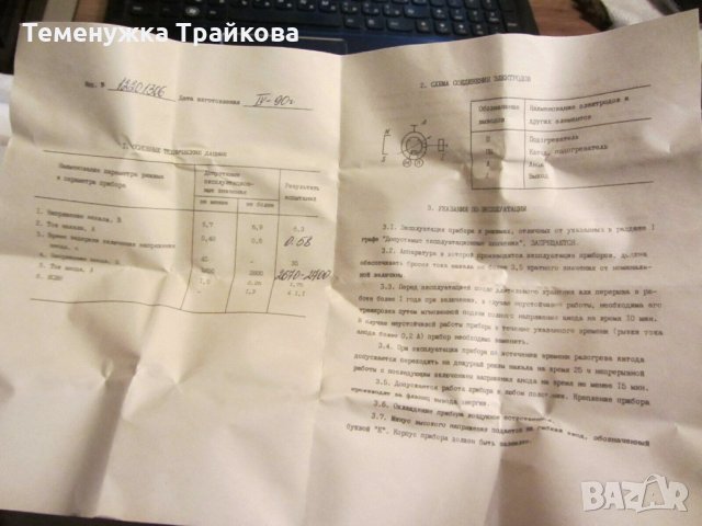 Руски магнетрон МИ-351-Б, снимка 5 - Друга електроника - 34514851