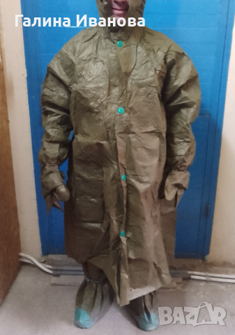 Дъждобран химически с чорапи и ръкавици 