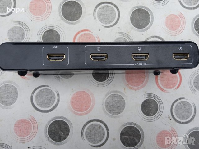 HDMI Switch 3 x 1, снимка 6 - Приемници и антени - 39320478