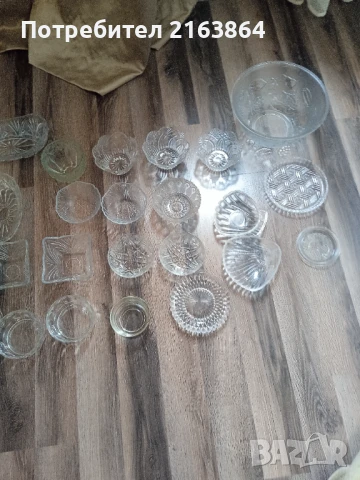 Стъклени прибори за дома, снимка 6 - Прибори за хранене, готвене и сервиране - 51151772