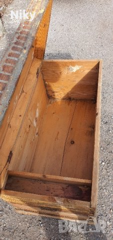 Голяма ракла сандък 103х57х52 см., снимка 10 - Антикварни и старинни предмети - 44212489