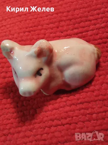 СТАРА ПОРЦЕЛАНОВА МИНИАТЮРНА ФИГУРКА ПРАСЕНЦЕ СТАТУЕТКА за КОЛЕКЦИЯ 19569, снимка 10 - Колекции - 35645620