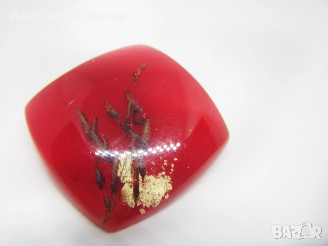 Стара Брошка HORN Австрия Ръчнонаправена Смола, снимка 8 - Колекции - 53069844