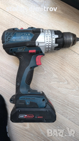 Bosch акумулаторен ударно-пробивен винтоверт gsb 18v-110 плюс 2 батерий 4Ah и зарядно , снимка 4 - Винтоверти - 53746022