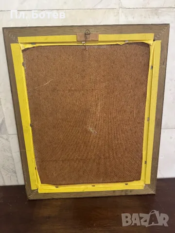 Стара маслена картина, снимка 4 - Картини - 48281137