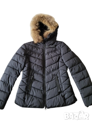 Дамско яке с естествен пух, снимка 1