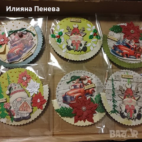 Коледен кламер -късмет, снимка 5 - Декорация за дома - 56122002