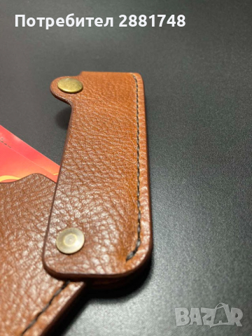 Холдер за карти ръчна изработка от естествена кожа, снимка 10 - Портфейли, портмонета - 36154125