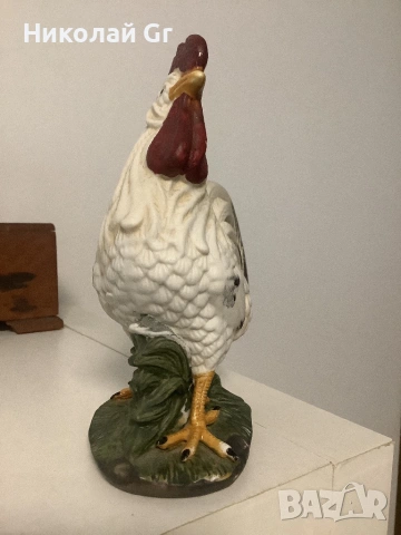 Фигурка порцелан  производство Франция 1930 години отличен състояние, снимка 3 - Статуетки - 53860544