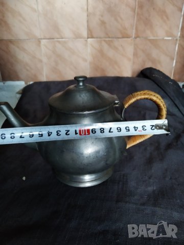 стар бароков чайник, снимка 4 - Антикварни и старинни предмети - 34596119