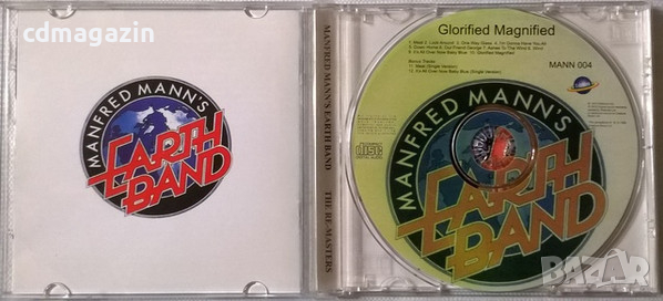 Компакт дискове CD Manfred Mann's Earth Band – Glorified Magnified, снимка 3 - CD дискове - 36333591