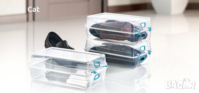 Нова пластмасова кутия за съхранение на обувки – "Şenyayla", контейнер, пластмасови кутии,контейнери, снимка 3 - Кутии за съхранение - 39855019
