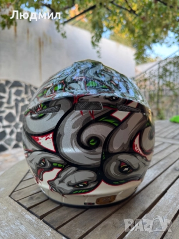 Troy Lee Design Medusa мотокрос каска, размер М , снимка 2 - Други спортове - 51487384