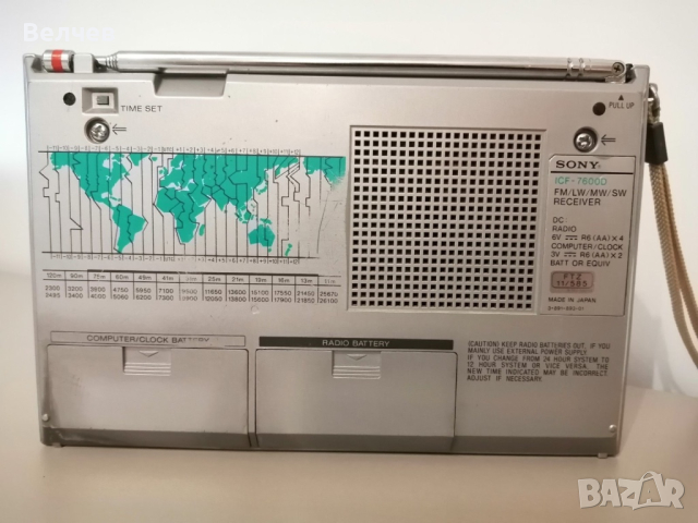 Sony icf-7600d, снимка 5 - Радиокасетофони, транзистори - 44650186