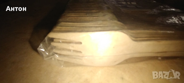 Дървени вилици 100бр., снимка 5 - Прибори за хранене, готвене и сервиране - 53570415