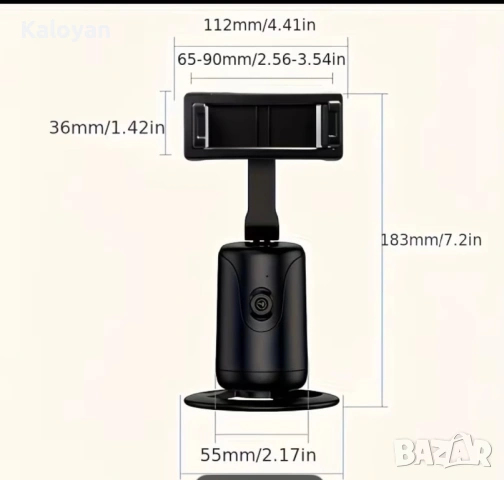 Стойка за телефон с AI, снимка 3 - Селфи стикове, аксесоари - 53206532