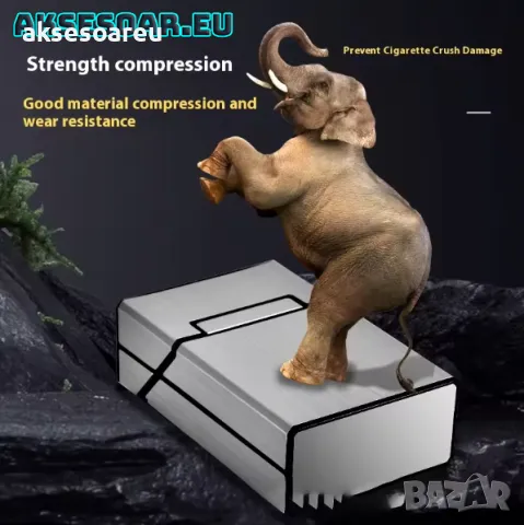 Качествена унисекс кутия за цигари калъф от алуминиева сплав Джобна кутия за пушачи за Подарък, снимка 15 - Други - 50223156