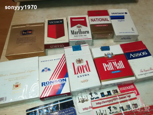 кутии от цигари за колекция 15лв за брой 2811241912, снимка 4 - Колекции - 48145118