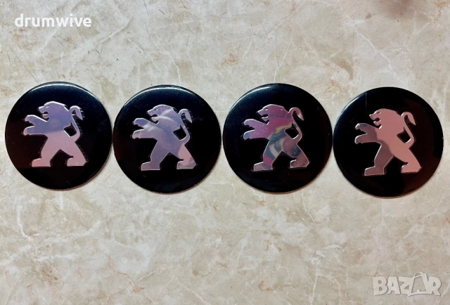 4-ри лепенки/стикери за джанти Пежо