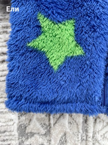 Плюшен суитшърт с качулка за бебе Chicco, снимка 3 - Жилетки и елечета за бебе - 41677424