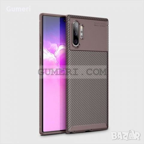 Samsung Galaxy Note 10 Plus Противоударен Силиконов Гръб - Карбон, снимка 14 - Калъфи, кейсове - 33948995