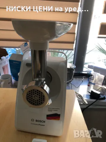 Комбиниран уред месомелачка,паста и курабиии BOSCH MFW 3502W, 1500W , снимка 3 - Месомелачки - 49749280