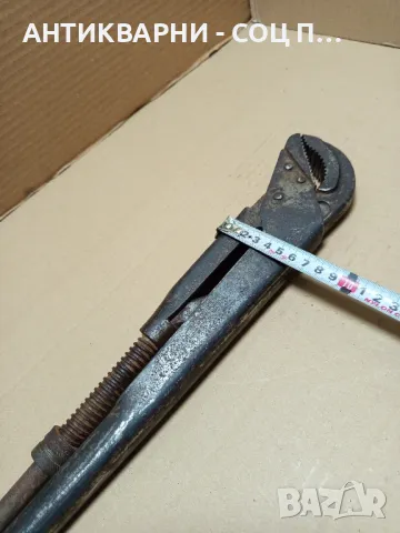 Соц Стар Голям Тръбен Ключ., снимка 12 - Антикварни и старинни предмети - 49577493