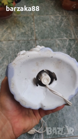 Порцеланова Лампа, снимка 3 - Настолни лампи - 51904658