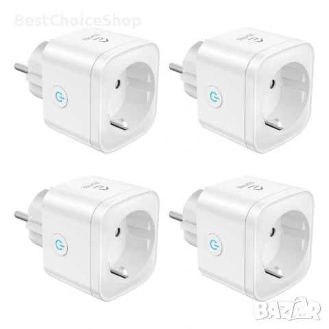 EIGHTREE Умен WiFi Щепсел с Мерител на Мощността 16A  - Алекса, снимка 4 - Друга електроника - 53397631