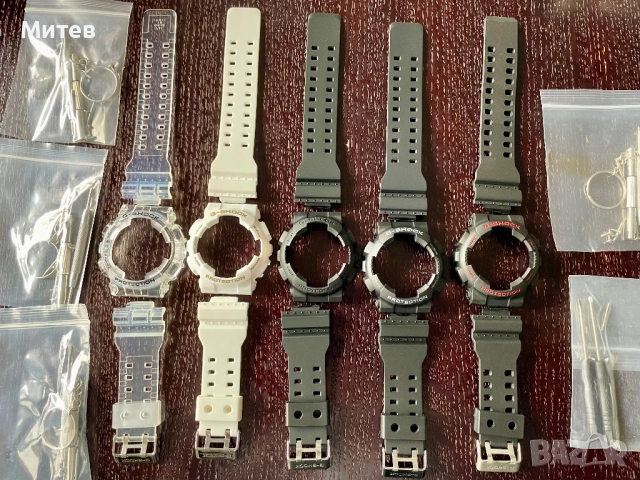 Casio G-shock,Baby G-каишки и безел(GA100,110,BA110,111), снимка 3 - Каишки за часовници - 34408161