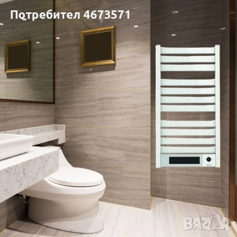Радиатор за баня K75F, 1500W, Wi-Fi, LED, снимка 3 - Друга електроника - 52987262