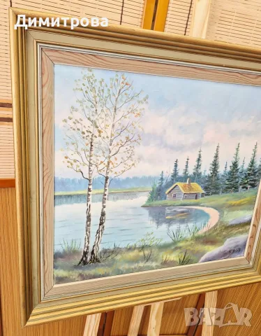 Картина масло върху платно , снимка 8 - Картини - 56327784