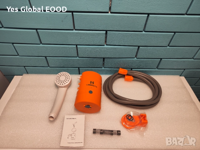 LIEBMAYA преносим къмпинг душ 12V с помпа и батерия 4400mAh, снимка 10 - Друга електроника - 52421918