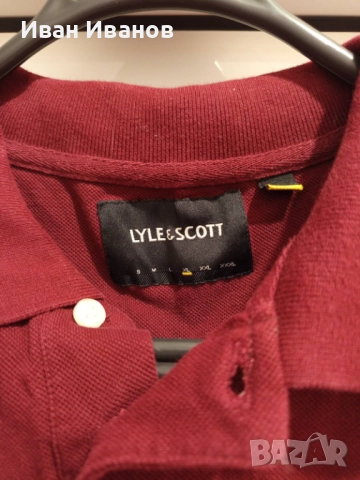 Чисто нова оригинална фланелка с яка Lyle & Scott, снимка 8 - Тениски - 51709015