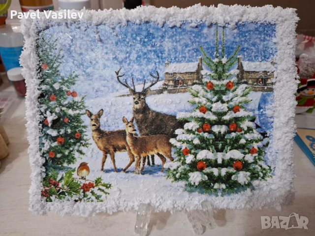 Коледни картини - Ръчно направени