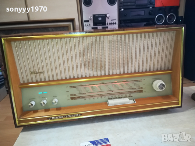 TUBE-ЛАМПА РЕТРО КОЛЕКЦИОНЕРСКА МАШИНА ОТ ГЕРМАНИЯ 1903240745, снимка 3 - Ресийвъри, усилватели, смесителни пултове - 44834156