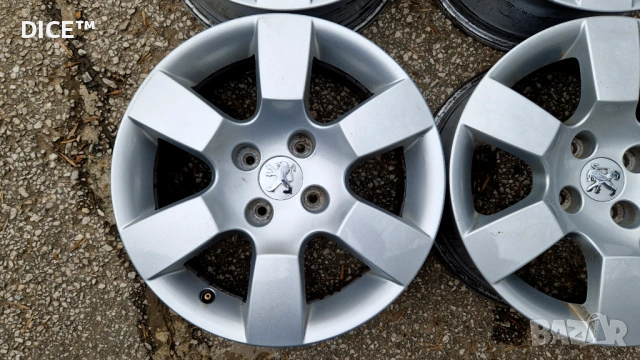 Пежо Ситроен 16 4х108 лети джанти Peugeot Citroen 4x108, снимка 4 - Гуми и джанти - 53451857