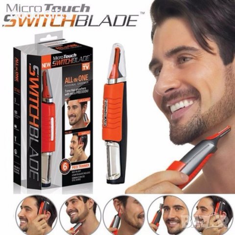 Машинка за подстригване и мощен тример Switchblade all in one, снимка 3 - Тримери - 34707341
