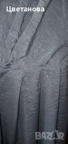 Сребристо сива официална рокля, снимка 4 - Рокли - 40112316