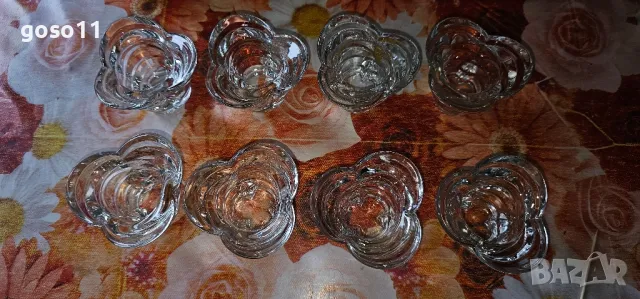 стъклени свещници, снимка 4 - Декорация за дома - 49708507