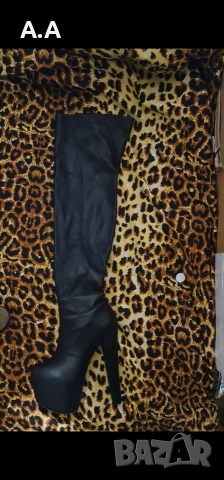 Чизми с платформа и много висок ток