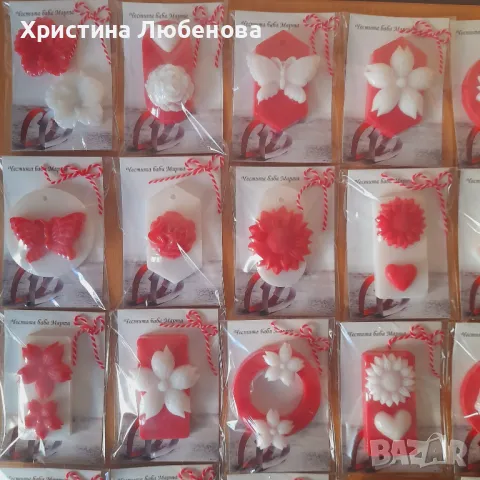 Мартенички от сапун , снимка 5 - Ръчно изработени сувенири - 48834346
