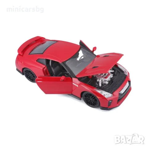 Метални колички Nissan GT-R (R35) 2017 – 1:24, снимка 2 - Колекции - 55983917