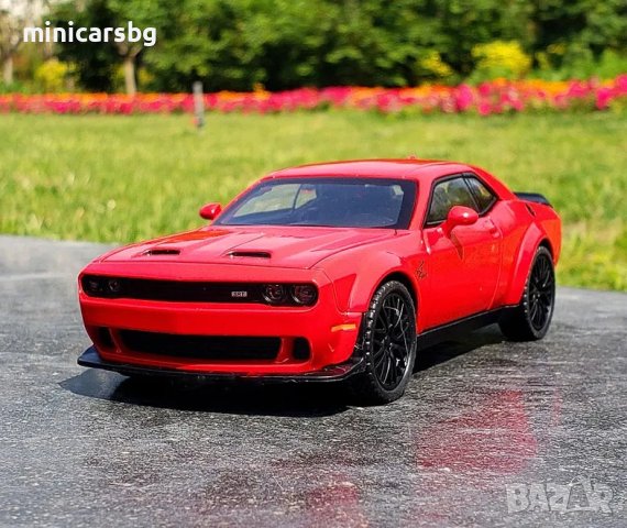 Метални колички: Dodge Challenger Hellcat (Додж Чалънджър), снимка 2 - Колекции - 32248991