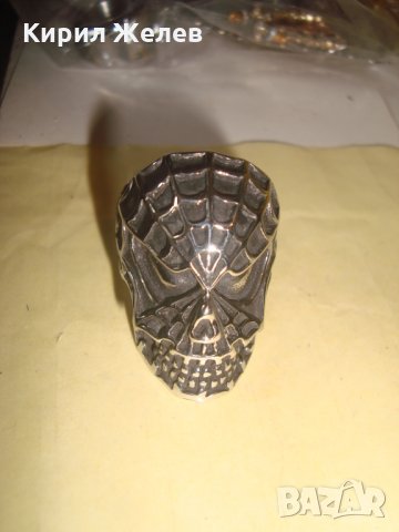 ПРЪСТЕН - СТРАХОВИТА МАСКА НЕО ГОТИКА ХЕВИ МЕТЪЛ СТИЛ НЕРЪЖДАЕМА ОКСИДИРАНА СТОМАНА НОВ 25007, снимка 7 - Пръстени - 34420100