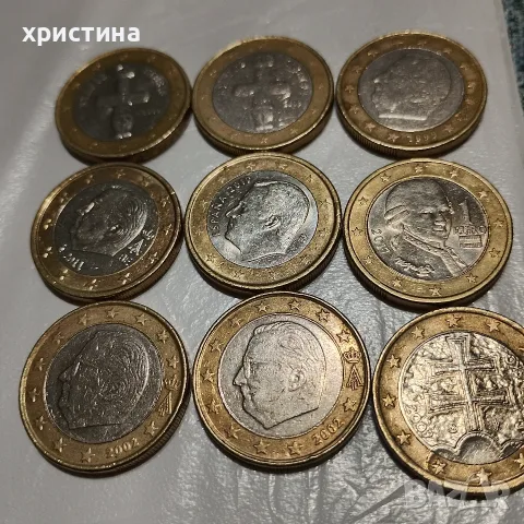монети от 1 евро за кокекций