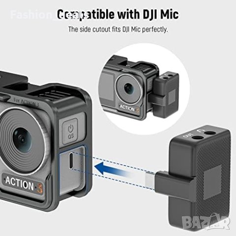 Нова изцяло метална защитна видеосистема за Osmo Action 3 екшън камера, снимка 4 - Чанти, стативи, аксесоари - 41604687